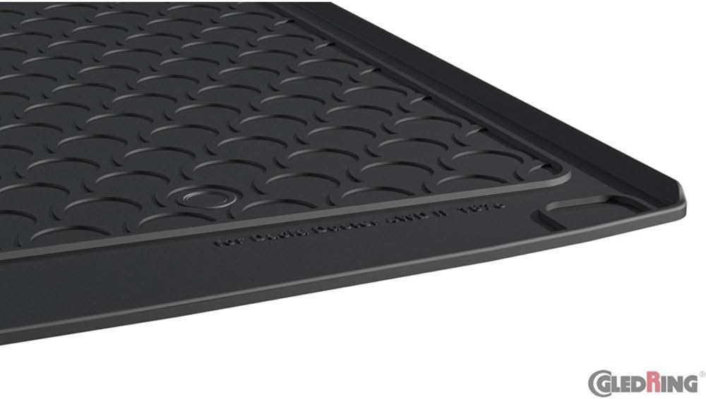 Rubbasol (Gummi) Kofferraumwanne kompatibel mit Dacia Duster II 2018- Kofferraummatte, Kofferraummat