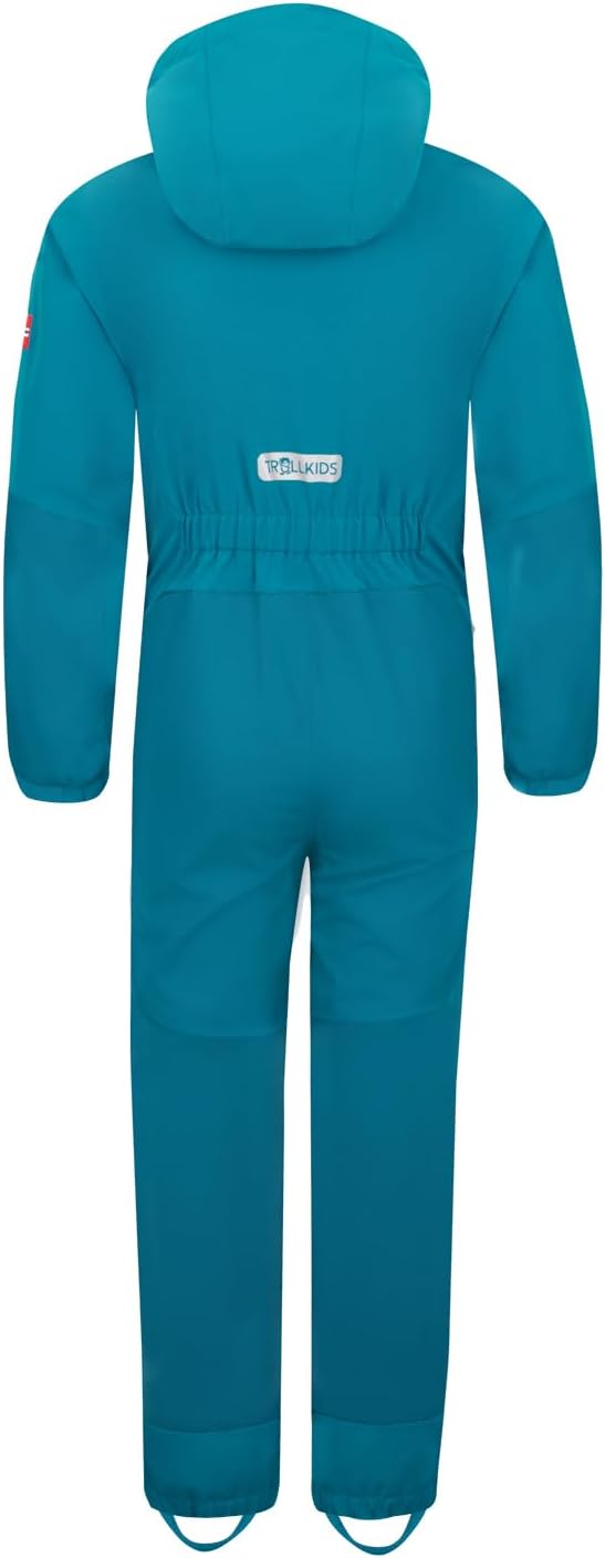 Trollkids wasserdichter atmungsaktiver Kinder Overall Bergen 92 Arktikblau/Ingwer, 92 Arktikblau/Ing