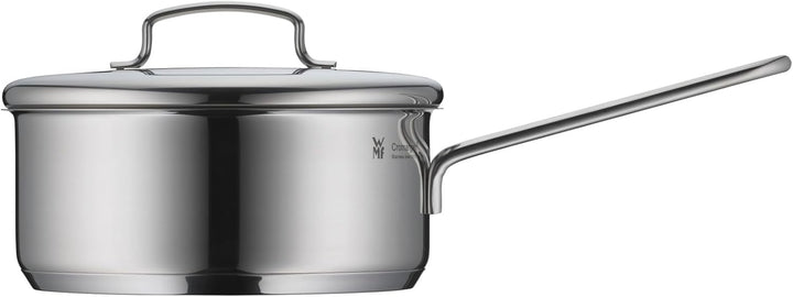 WMF Mini Stielkasserolle 16cm, klein, Metalldeckel, kleiner Topf Induktion 1,2l, Cromargan Edelstahl