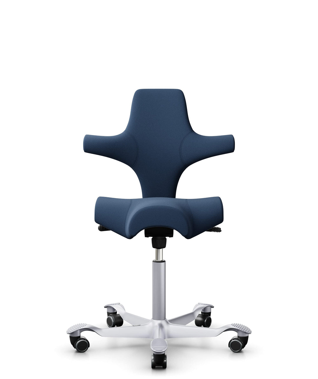 HAG Capisco 8106 Stoff Xtreme Bürodrehstuhl - Standard Gasfeder 200 mm - Sitzhöhe 47-65,5 cm - weich