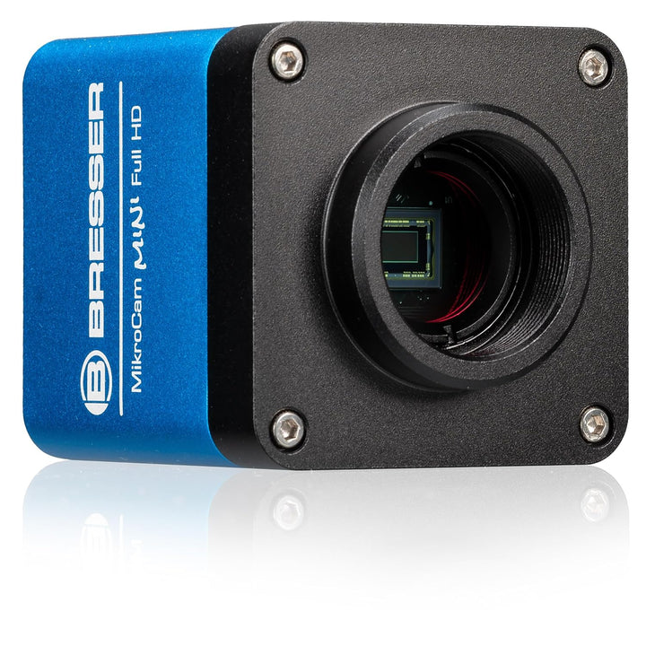 Bresser MikroCam Mini Full HD HDMI - Kompakte HDMI Kamera für Mikroskoparbeiten, Schule, Präsentatio