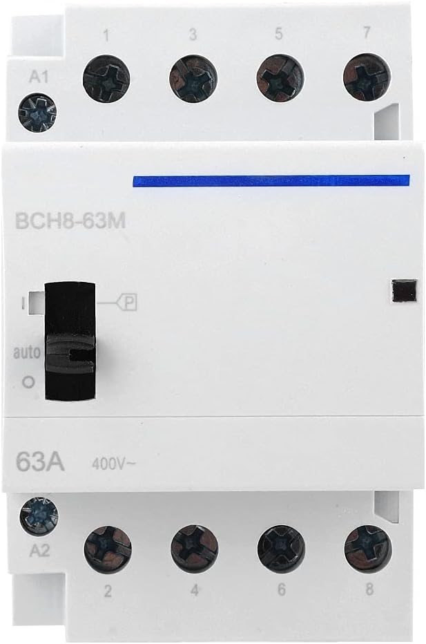 AC-Schütz, BCH8-63M 24V 4P 63A Super energiesparend für die Haushaltsindustrie mit manuellem Steuers