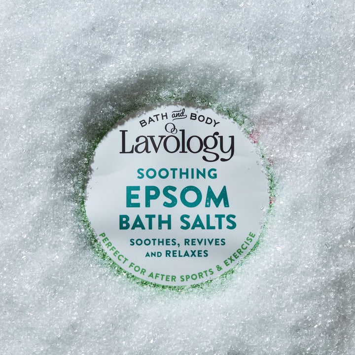 Lavology – Epsom Bade salz – Alle natürlichen Inhaltsstoffe – Beruhigend, entspannend, 5 kg