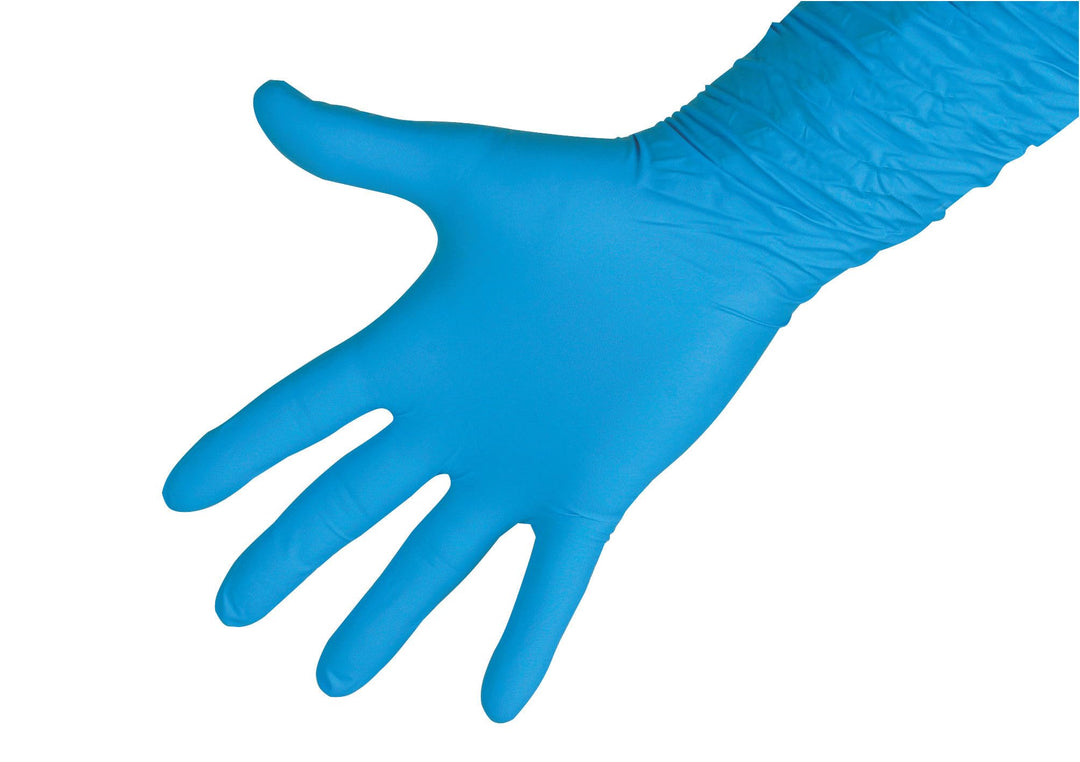 Kerbl 15384 Keron Nitrilhandschuhe, 8mil, 300mm, Grösse XXL, 50 Stück