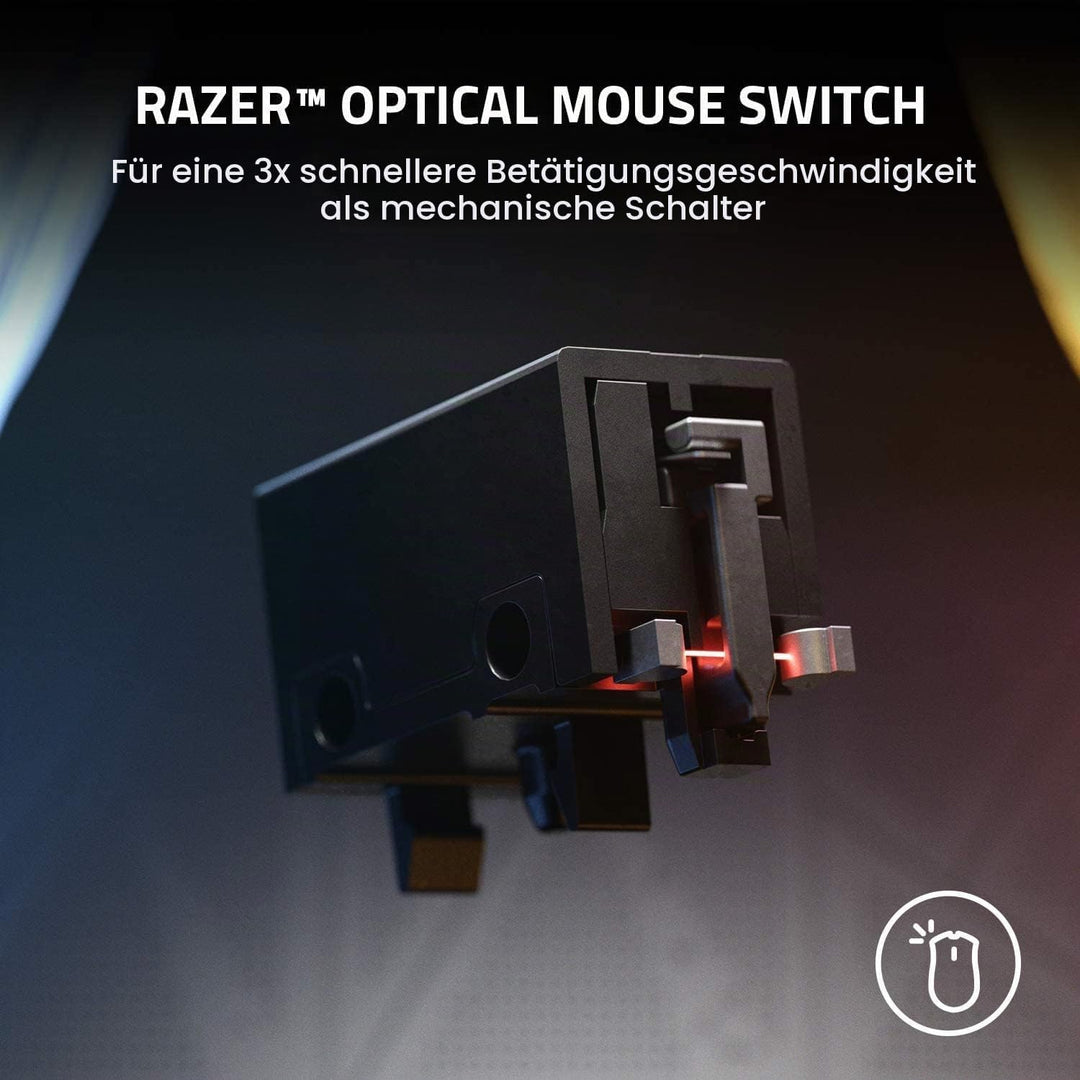 Razer Basilisk V2 - Kabelgebundene Gaming Maus mit 11 programmierbaren Tasten für PC/Mac (Optischer