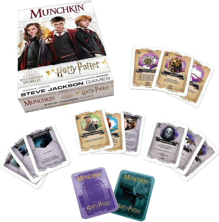 The OP USAopoly - Munchkin Deluxe Harry Potter Card Game - Offiziell Lizenziertes Harry Potter Merch
