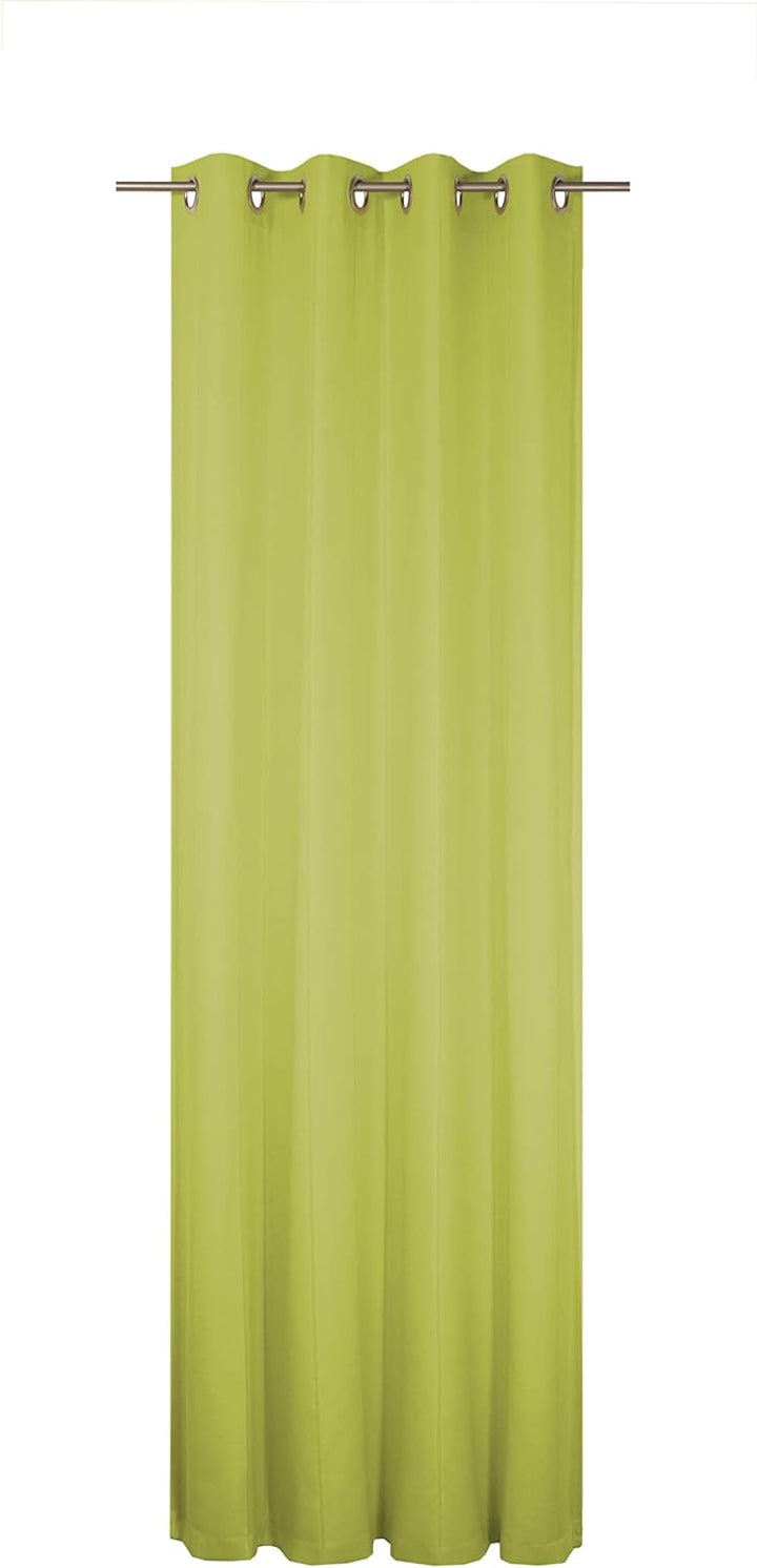 Wirth Fertigschal Felsted mit Ösen, Polyester, Grün, 150 x 132 cm Grün 150 x 132 cm, Grün 150 x 132