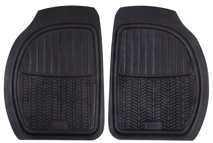 MICHELIN 009071 geriffelte Gummimatten für Vordersitze, 2 Stück