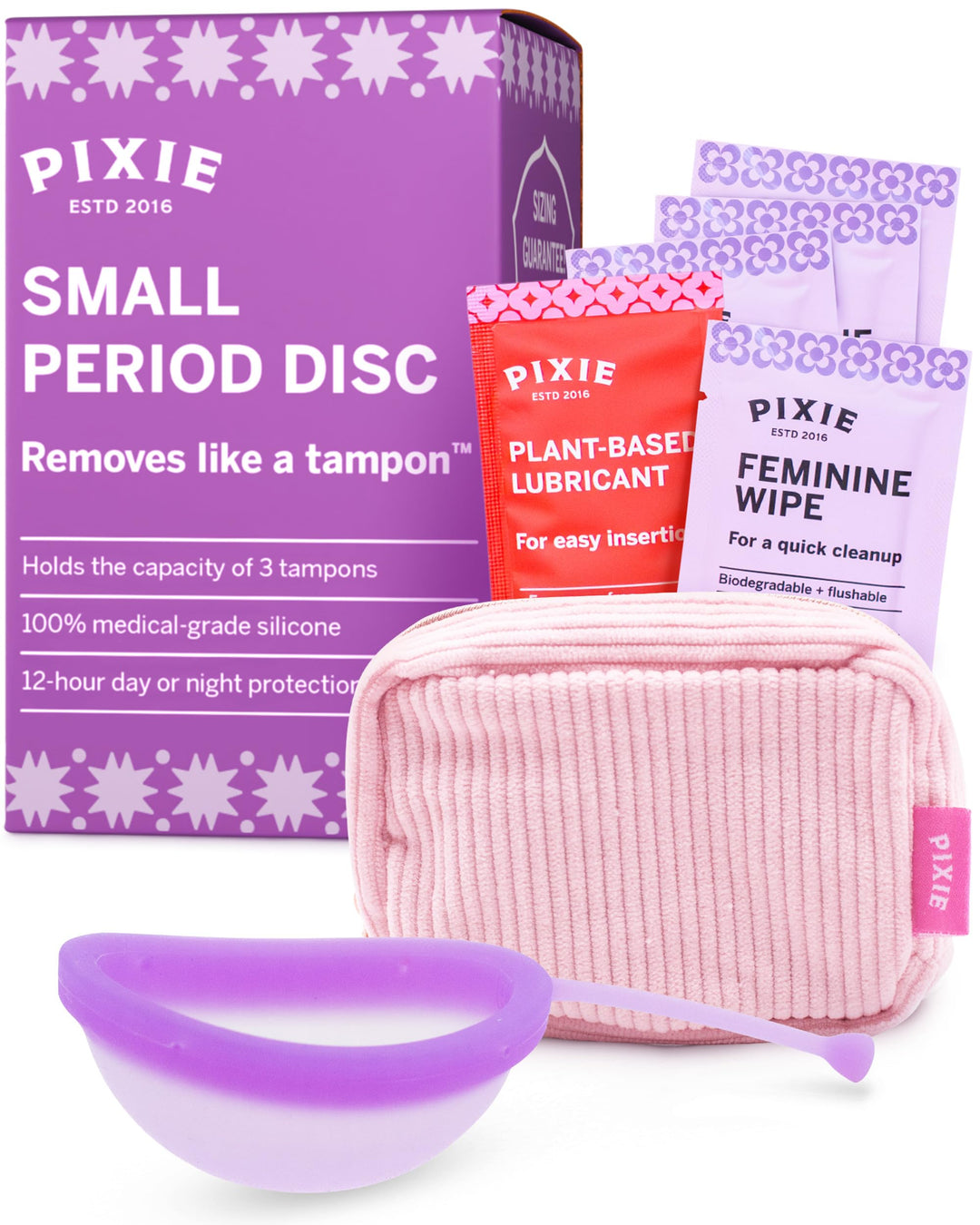 Pixie Menstruationsscheibe – Ohne Metalle & Toxine – 100% med. Silikon – Platz 1 der weichsten wiede