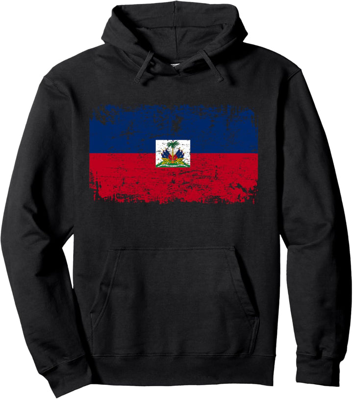 HAITI Flagge | Damen Herren Kinder HAITI Pullover Hoodie