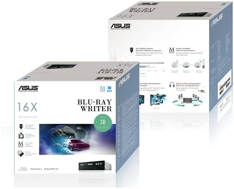 ASUS BW-16D1HT/BLK/B/AS - Black Blue-Ray Writer 12x OEM Drive