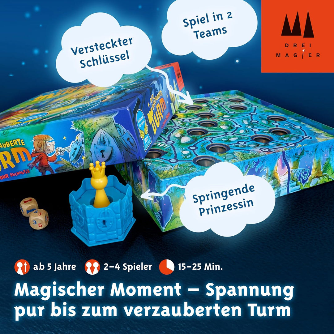 Schmidt Spiele 40867 Der verzauberte Turm, Drei Magier Kinderspiel des Jahres 2013