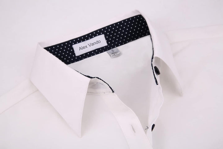 Alex Vando Bluse Damen Langarm Hemd Damen Stretch – Business Button Down Shirts, Bügelfrei Arbeitshe