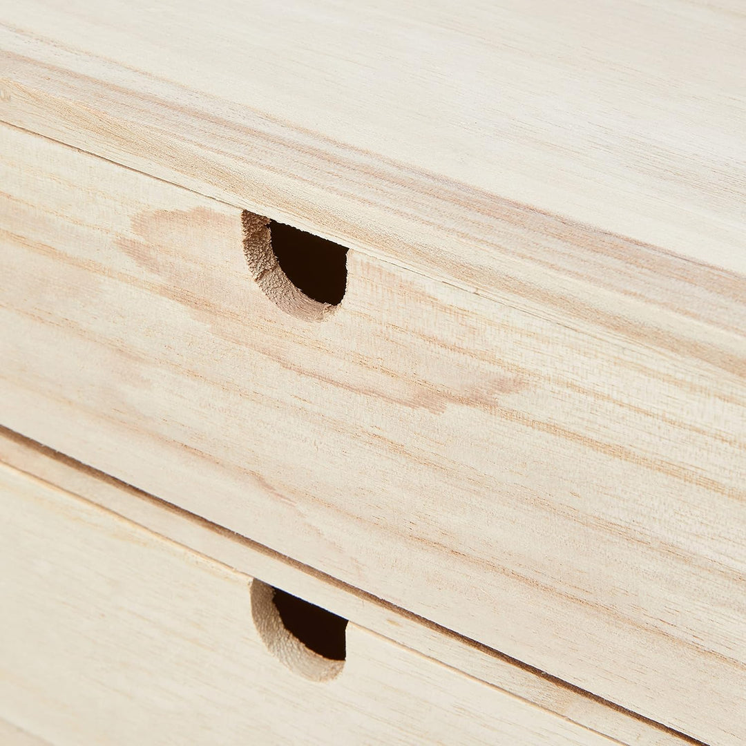 Artemio 14002158 Schubladenschrank, Holz, Beige, 35 x 15 x 26 cm