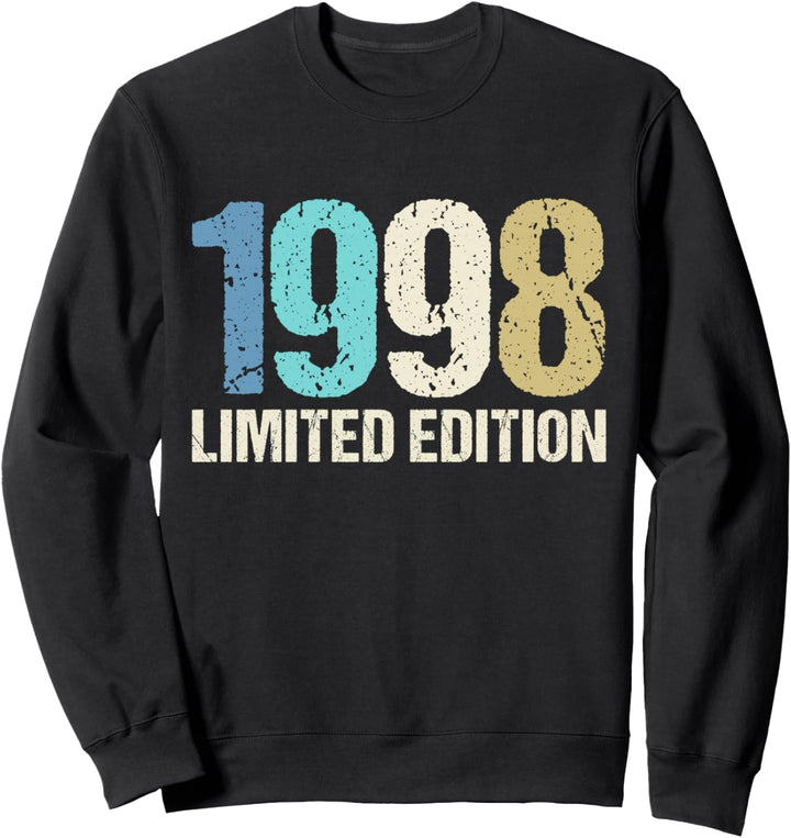 26. Geburtstag Mann Frau 26 Jahre 1998 Deko Lustig Geschenk Sweatshirt