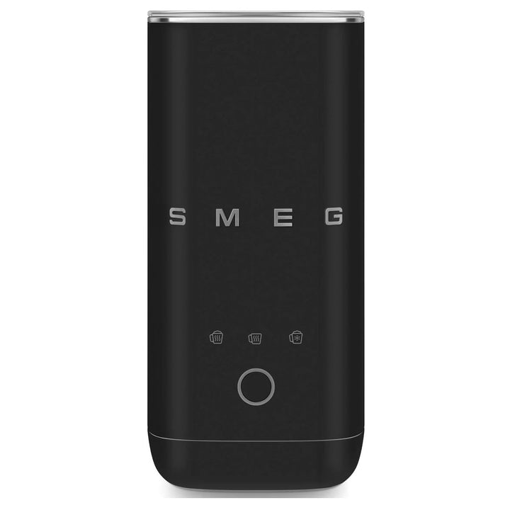 Smeg MFF02BLMEU Milchaufschäumer, schwarz matt