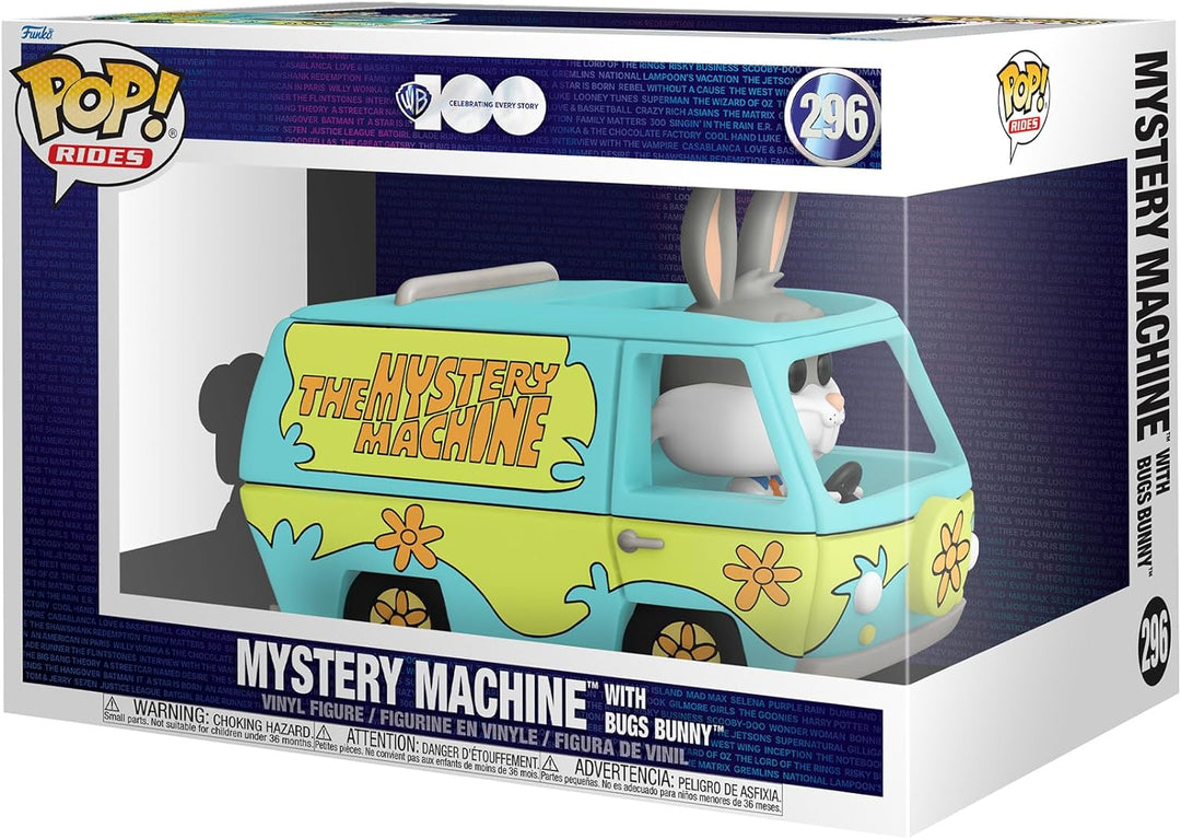 Funko Pop! Ride Super Deluxe: HB - Mystery Machine mit Bugs Bunny - Looney Tunes - Vinyl-Sammelfigur