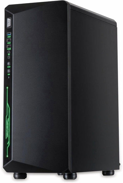 Inter-Tech 9873912 C-3 Saphir ohne PSU 2X USB 2 1x USB 3 1x 120mm RGB-Fan serienmaessig RGB in der F