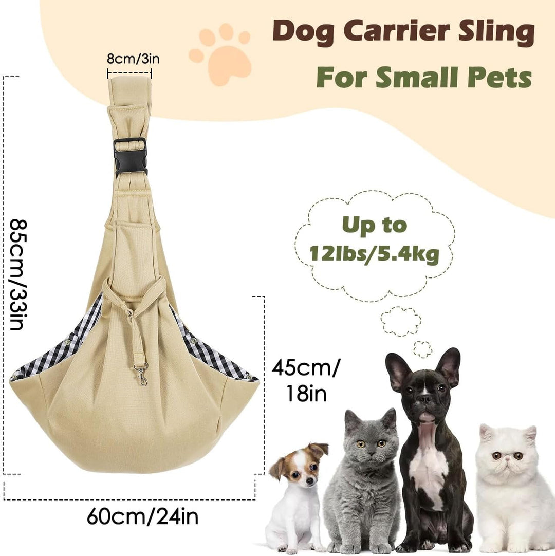 Pawaboo Hundetragetasche für Kleine Hunde, Wendbare, Freihändige Hundetragetaschen, Welpentragetasch