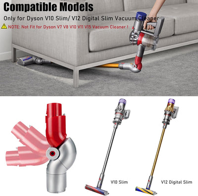 Unterer Adapter Schnellverschluss Biegeadapter für Dyson V10Slim V12 Digital Slim Staubsauger Zubehö