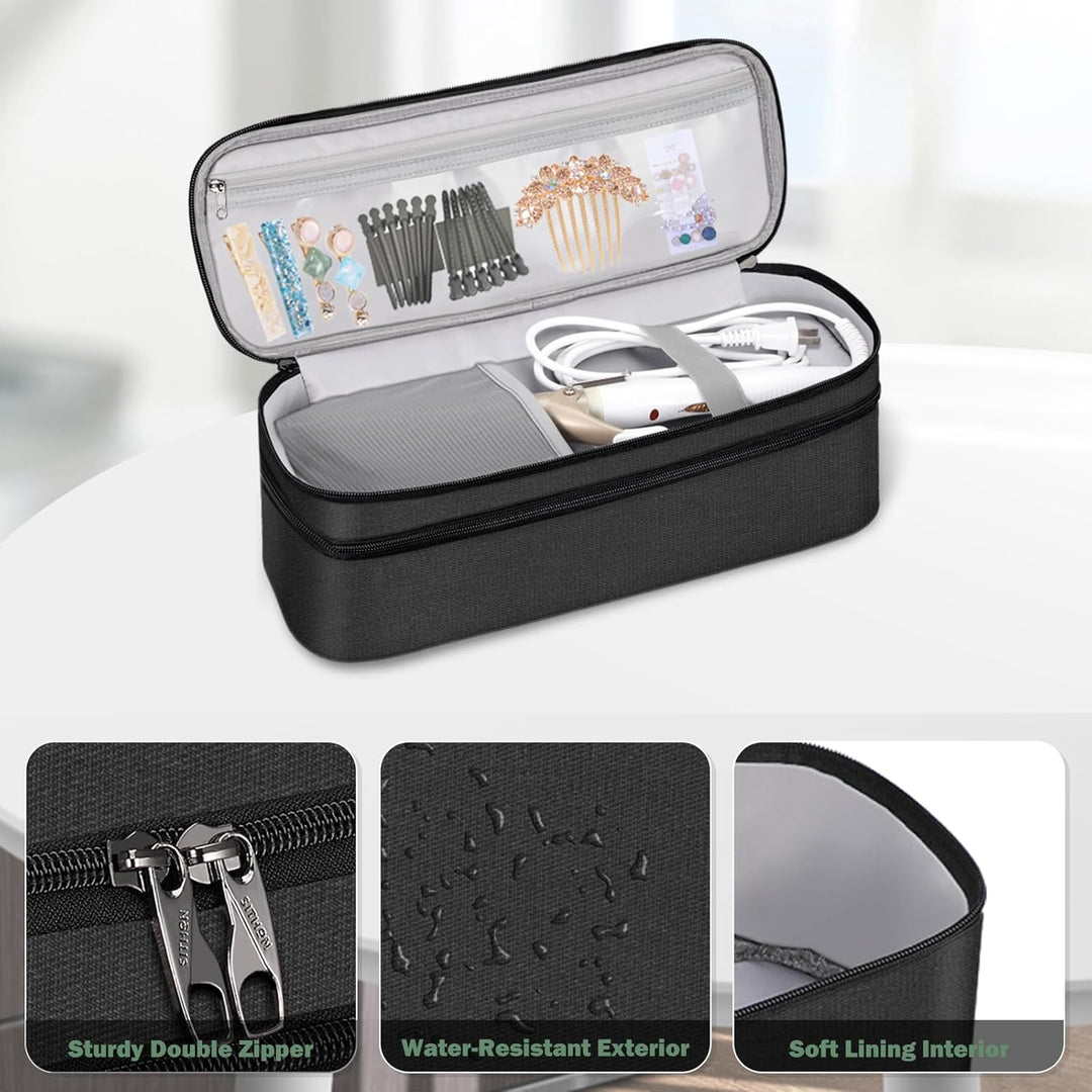 SITHON Reise Tasche für Revlon Salon One-Step Volumiser, Doppellagige Tragetasche für Dyson Airwrap,