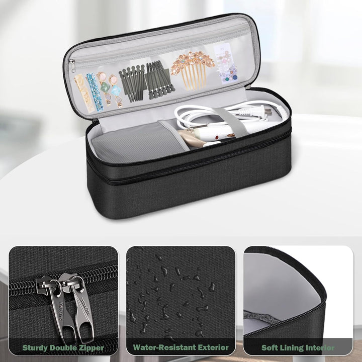 SITHON Reise Tasche für Revlon Salon One-Step Volumiser, Doppellagige Tragetasche für Dyson Airwrap,