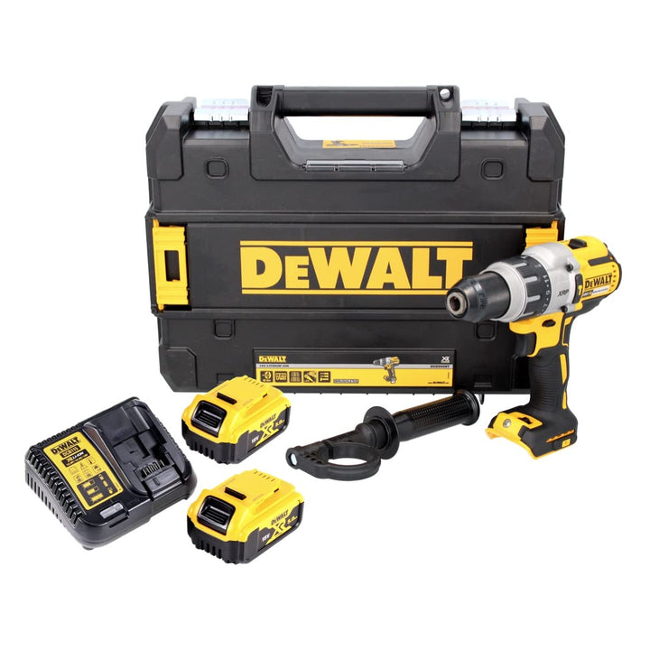 Dewalt DCD996P2 2 X 5.0 Ah XR Li-ion Brushless Combo Bohrer Set, 18 V, Gelb/Schwarz, Satz von 7 Teil