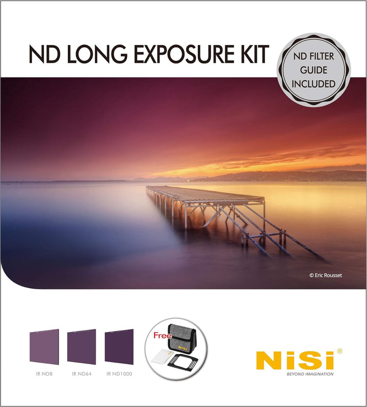 NiSi 100mm ND Filter Kit - Long Exposure Kit inklusive 100x100 mm ND8 (0,9), ND64 (1,8), ND1000 (3.0