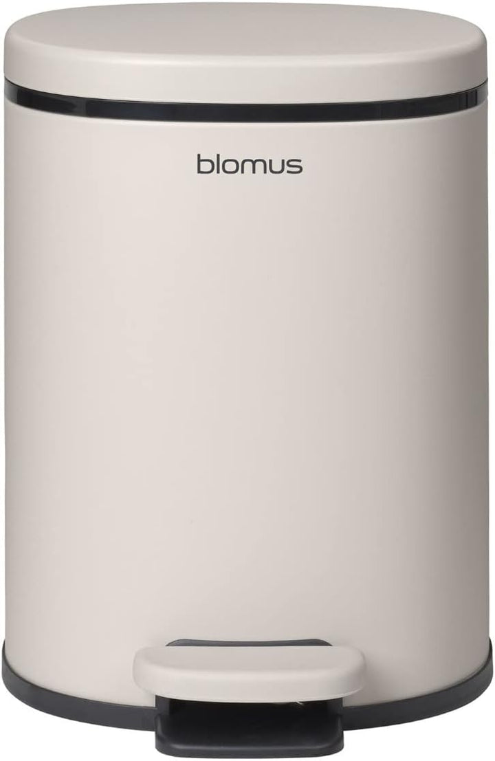 blomus -PARA- Treteimer aus pulverbeschichtetem Stahl, Satellite, 5L Fassungsvermögen, Smart-Close-S