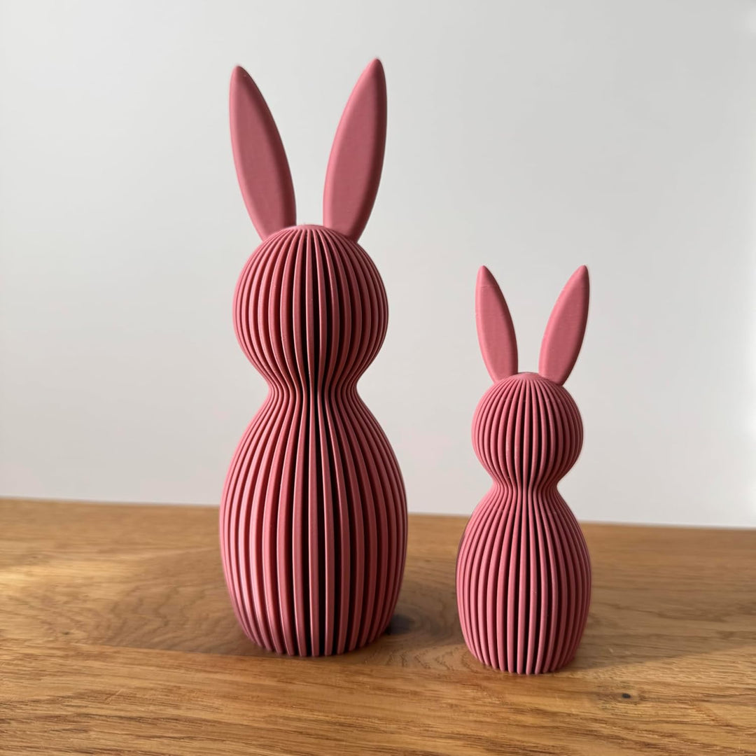 Generisch Scandi Osterhase 3D Deko – Minimalistische Osterdekoration im skandinavischen Design – Ger
