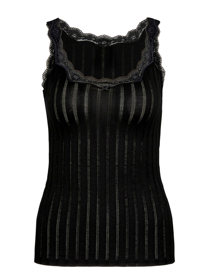 CALIDA Damen etude toujours Unterhemd, Schwarz, 36 EU