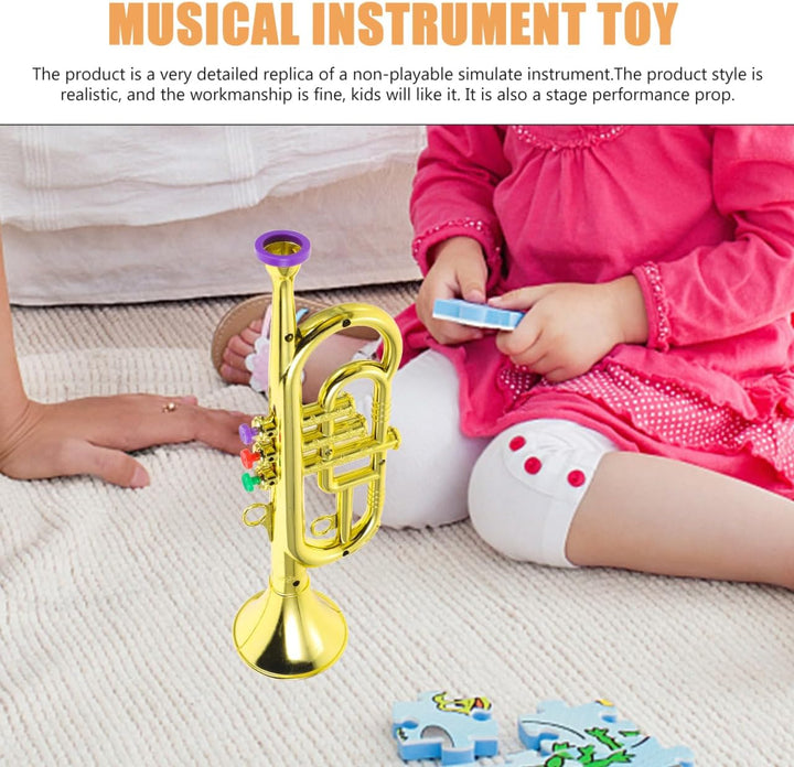 TOYANDONA 1 x Kinder-Trompete, Trompete, Spielzeug, Trompete, Spielzeug, Trompete, Spielzeug, Trompe