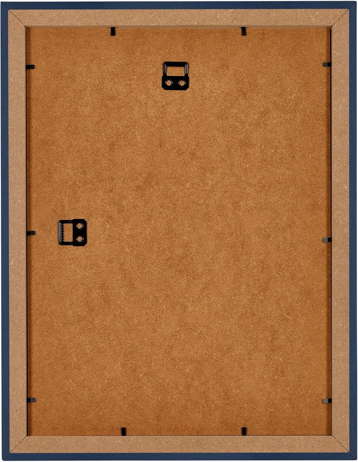 yd. Your Decoration - Bilderrahmen 75x100 cm - Dunkelblau Gewischt - Billderrahmen aus MDF mit Acryl