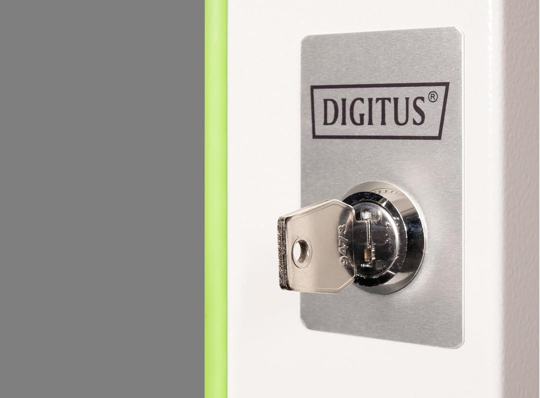 DIGITUS Glas-Ersatztür für Unique Netzwerkschrank – 12 HE – passend für DN-19 12-U, DN-19 12U-6/6, D