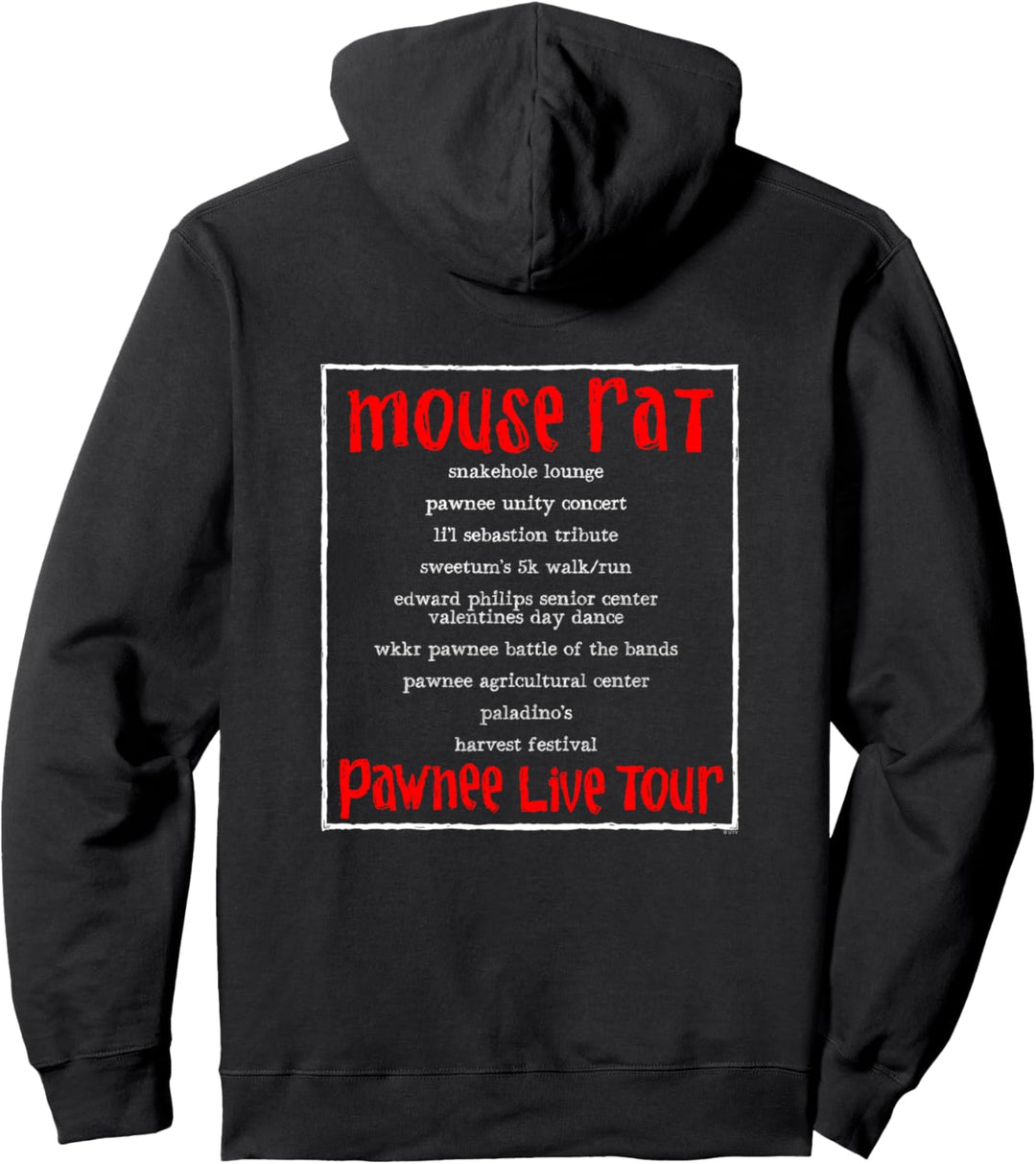 Parks & Recreation Maus Ratte Pawnee Tour Pullover Hoodie
