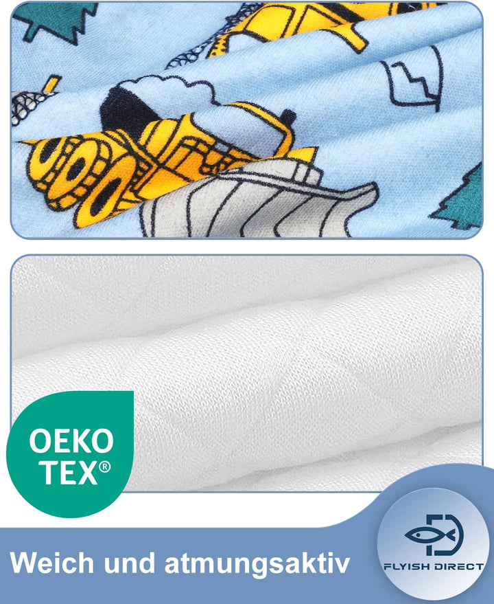 Flyish Packung mit 6 Baby Trainingshosen Töpfchen Unterwäsche Kleinkinder Windelhosen Toilettentrain