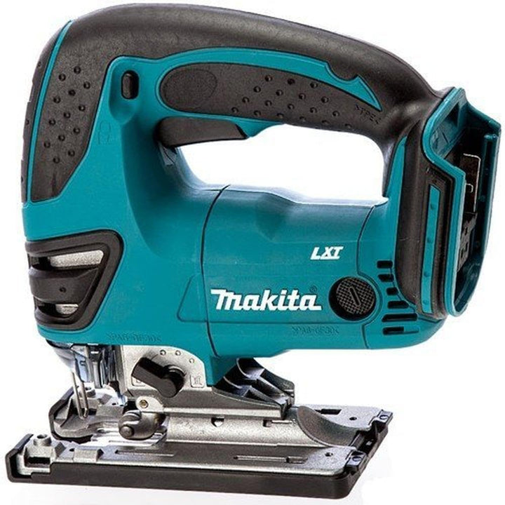 Makita DJN161RTJ Knabber 18 V, 2 Akkus und Ladegerät im Makpac, 350 W, Türkisschwarz, 2 x 5,0 Ah, 1,