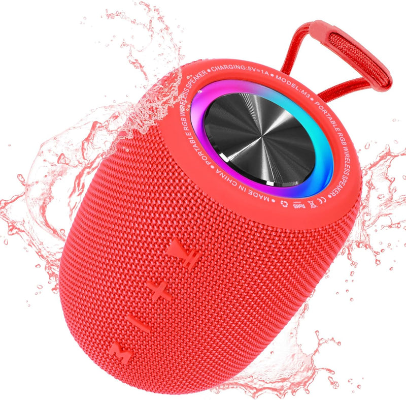 SENXINGYAN 20W Bluetooth Lautsprecher – Tragbare Musikbox mit 360° Stereo-Sound, LED-Lichtshow, IPX6