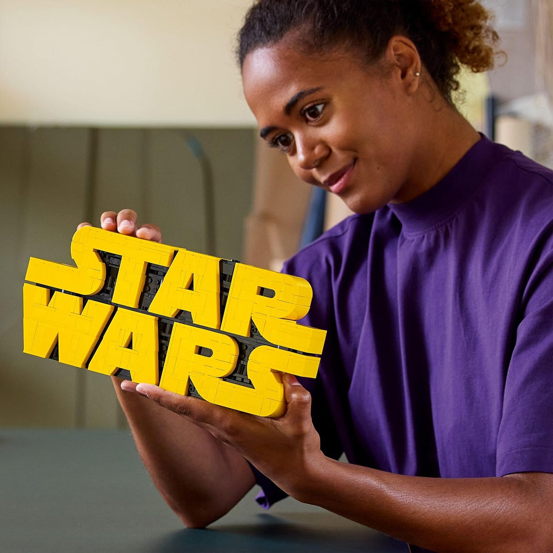LEGO Star Wars 75407 Star Wars Logo Steinen - Bauset für Erwachsene zum Sammeln - Popkultur-Modell -