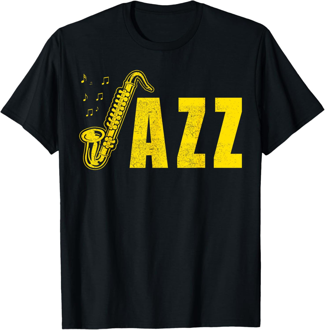 Saxophon Jazz Musikinstrument T-Shirt