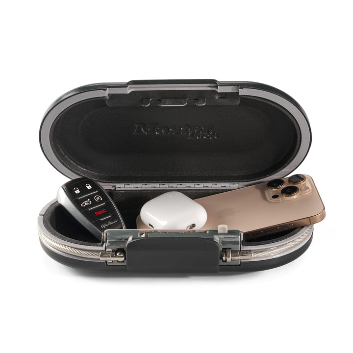 Master Lock 5900D Stellen Sie Ihre eigene Kombination tragbaren Safe EIN, Gunmetal Grey, 9-17/32 in.