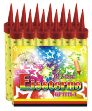 Panda 24 EISSTERNE Zaubersterne Party Tortenfontäne a ca. 30 Sek Aktivhandel