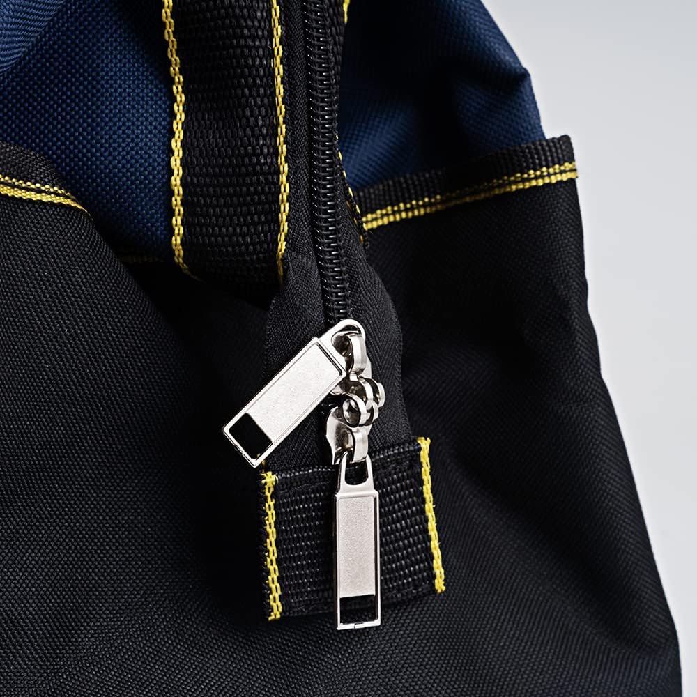 AIRAJ Werkzeugtasche, Pro Kleine Werkzeugtaschen (36×21×26cm),aus 1680D Polyester,mit 14 Multi-Tasch