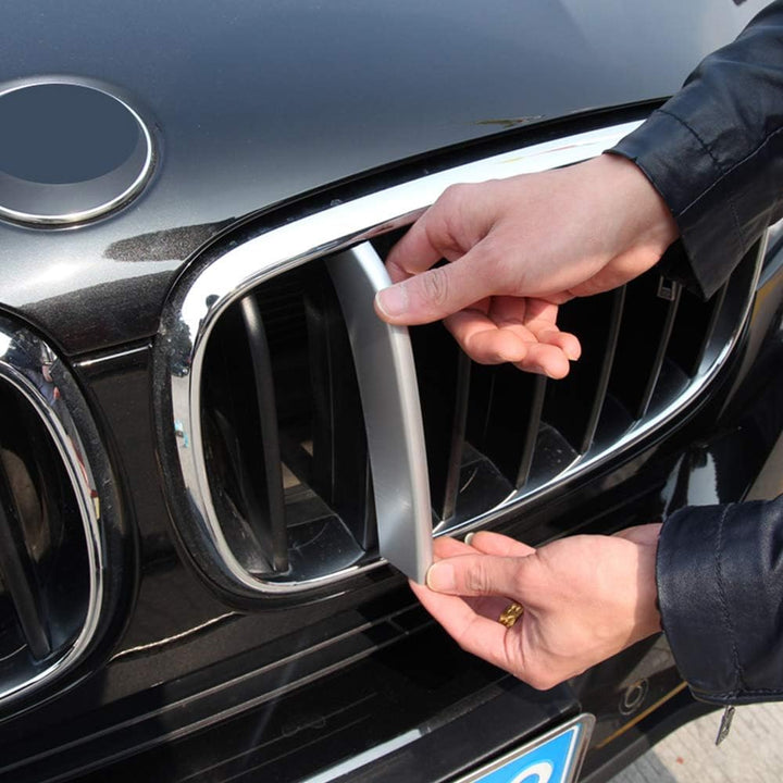 Auto Kühlergrill Abdeckung Trim, 14PCS Auto Kühlergrill Abdeckung Trim Aufkleber Zubehör Ersatz für
