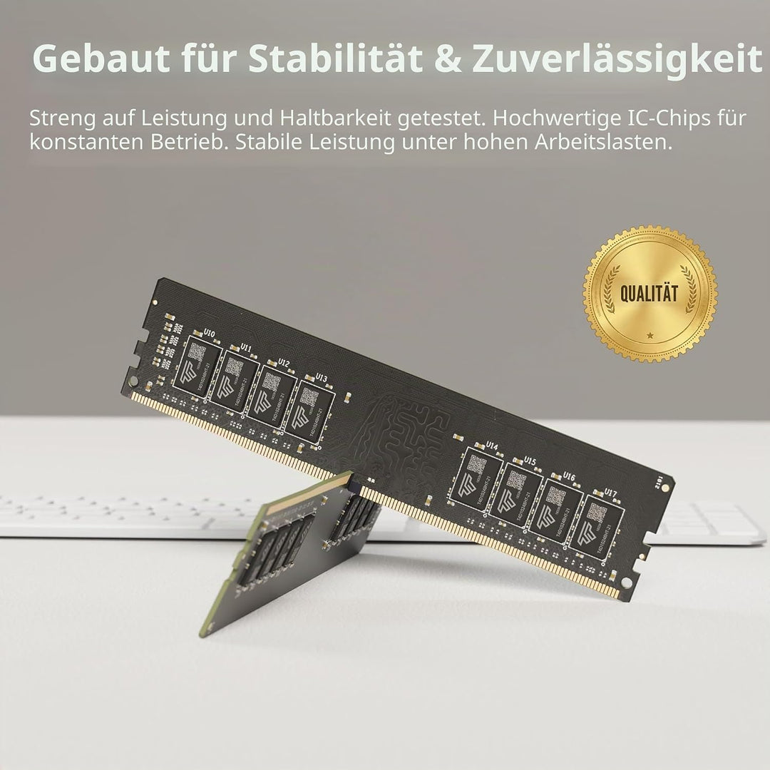 Timetec 16GB DDR4 2666MHz PC4-21300 Non-ECC Unbuffered 1.2V CL19 2Rx8 Dual Rank 288 Pin UDIMM Deskto