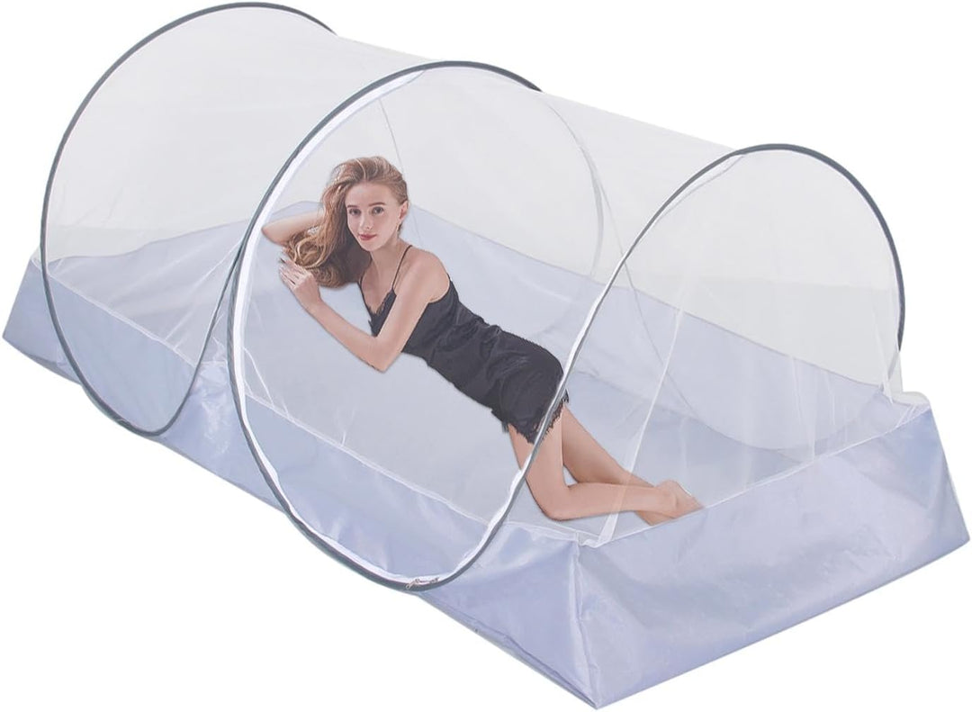 Faltbares Moskitonetz Für Einzelbett Pop-up Moskitonetz Bett Für Camping Parks Hinterhöfe Fliegennet