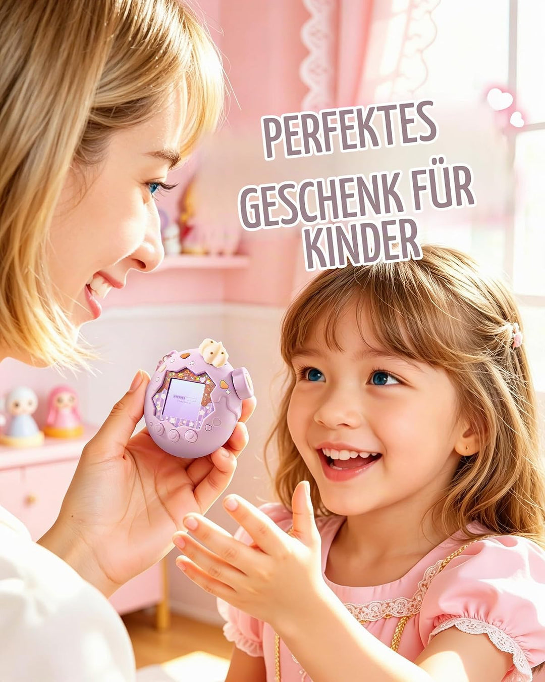 Kuitmor Sweetheart Chocolate Silikonhülle kompatibel mit Tamagotchi Paradise, weiche Schutzhülle mit