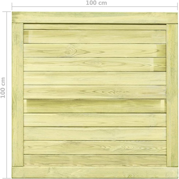 vidaXL Kiefer Imprägniert Gartentor 100x100 cm Zauntor Holztor Pforte Garten 100 x 100 cm, 100 x 100