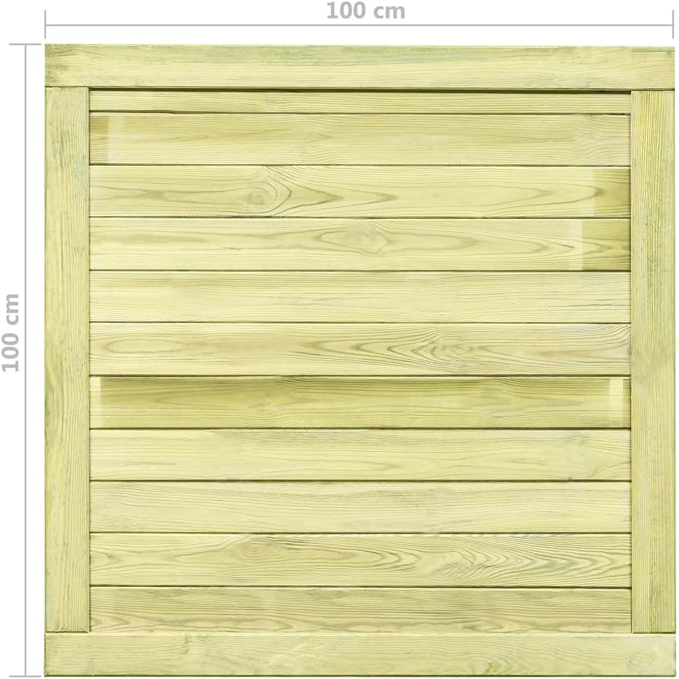 vidaXL Kiefer Imprägniert Gartentor 100x100 cm Zauntor Holztor Pforte Garten 100 x 100 cm, 100 x 100