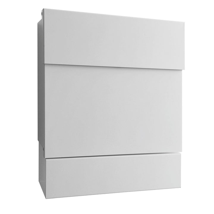 Radius Briefkasten Letterman 5 weiss mit Zeitungsrolle - 561 E L 40cm, B 47,5cm, H 11,5cm Weiss, L 4